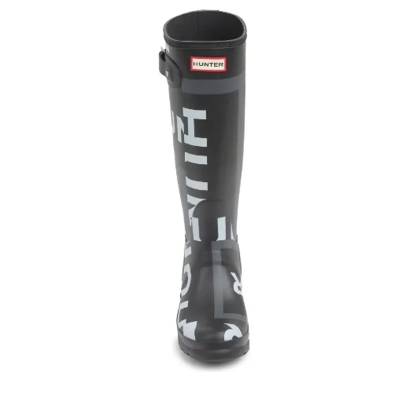 HUNTER Tall Exploded Logo Rain Boot Size 8 - Picture 7 of 11